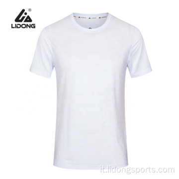 Shirt in bianco uomini e donne rotonde